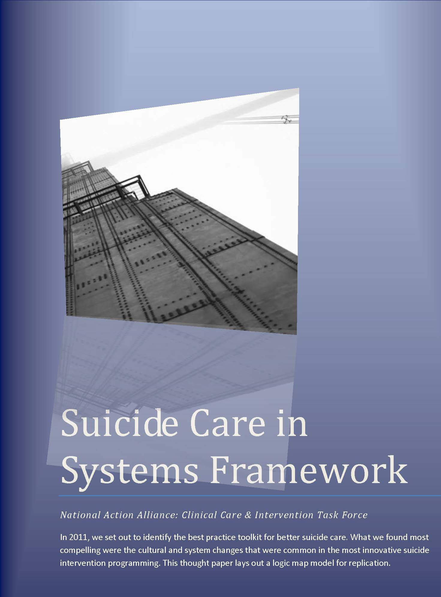 Suicide Care in Systems Framework
